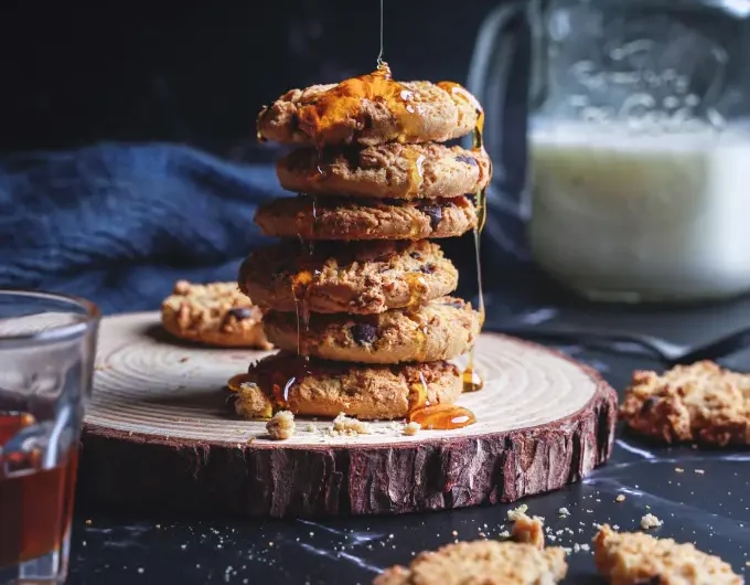 Havermoutkoekjes met honing